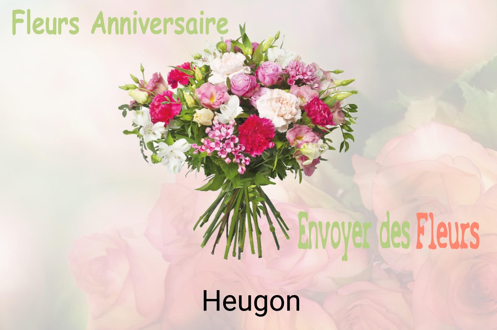 Bouquet de fleurs d’anniversaire livré à Heugon